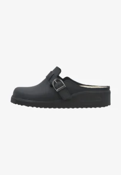 TEC-PRO-TOIVO - Pantolette Flach - Schwarz