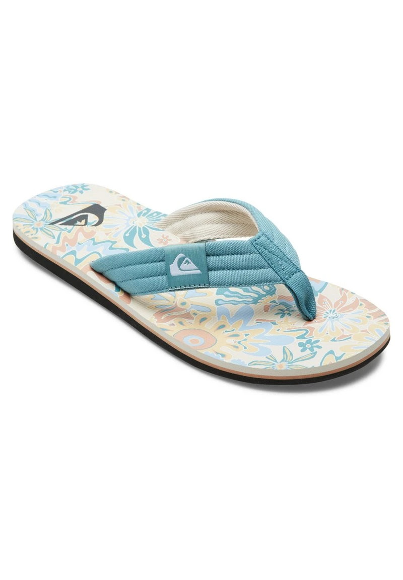 Quiksilver MOLOKAI LAYBACK - Zehentrenner - Blue/white/black 2 Quiksilver MOLOKAI LAYBACK - Zehentrenner - Blue/white/black – Bild 2