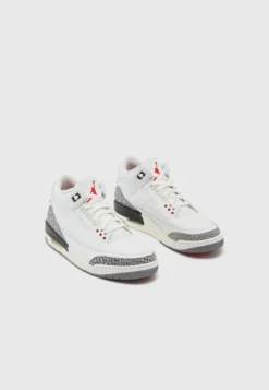 AIR JORDAN 3 RETRO - Sneaker High - Summit White/fire Red/black/cement Grey