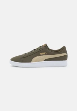 Puma SMASH BUCK UNISEX - Sneaker Low - Grape Leaf/spray Green/team Gold