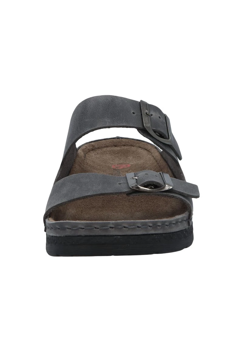 ADAM - Pantolette Flach - Grau 6 ADAM - Pantolette Flach - Grau – Bild 6