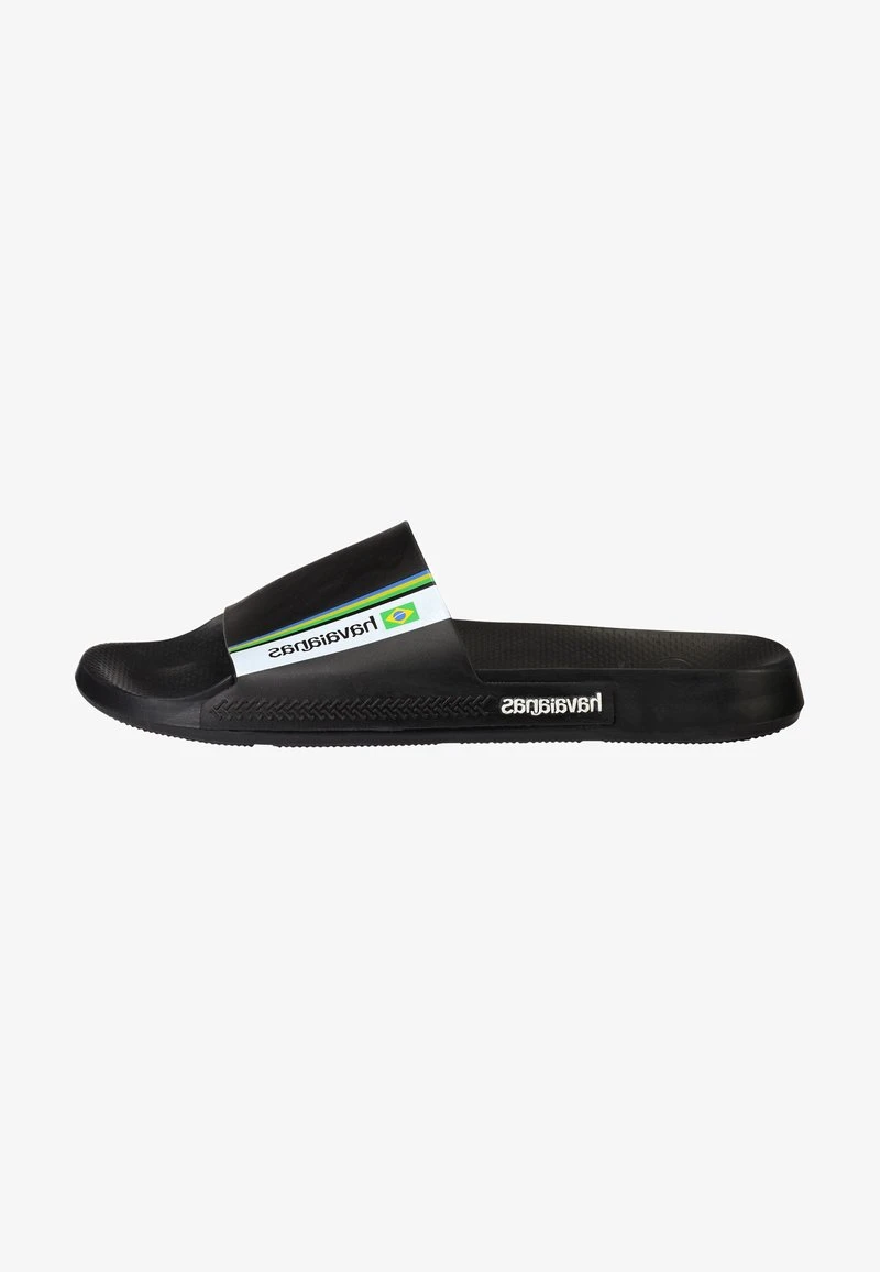 Havaianas SLIDE BLASIL UNISEX - Badesandale - Black 1 Havaianas SLIDE BLASIL UNISEX - Badesandale - Black