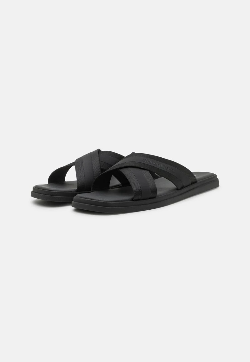Calvin Klein CROSS - Pantolette Flach - Black 2 Calvin Klein CROSS - Pantolette Flach - Black – Bild 2