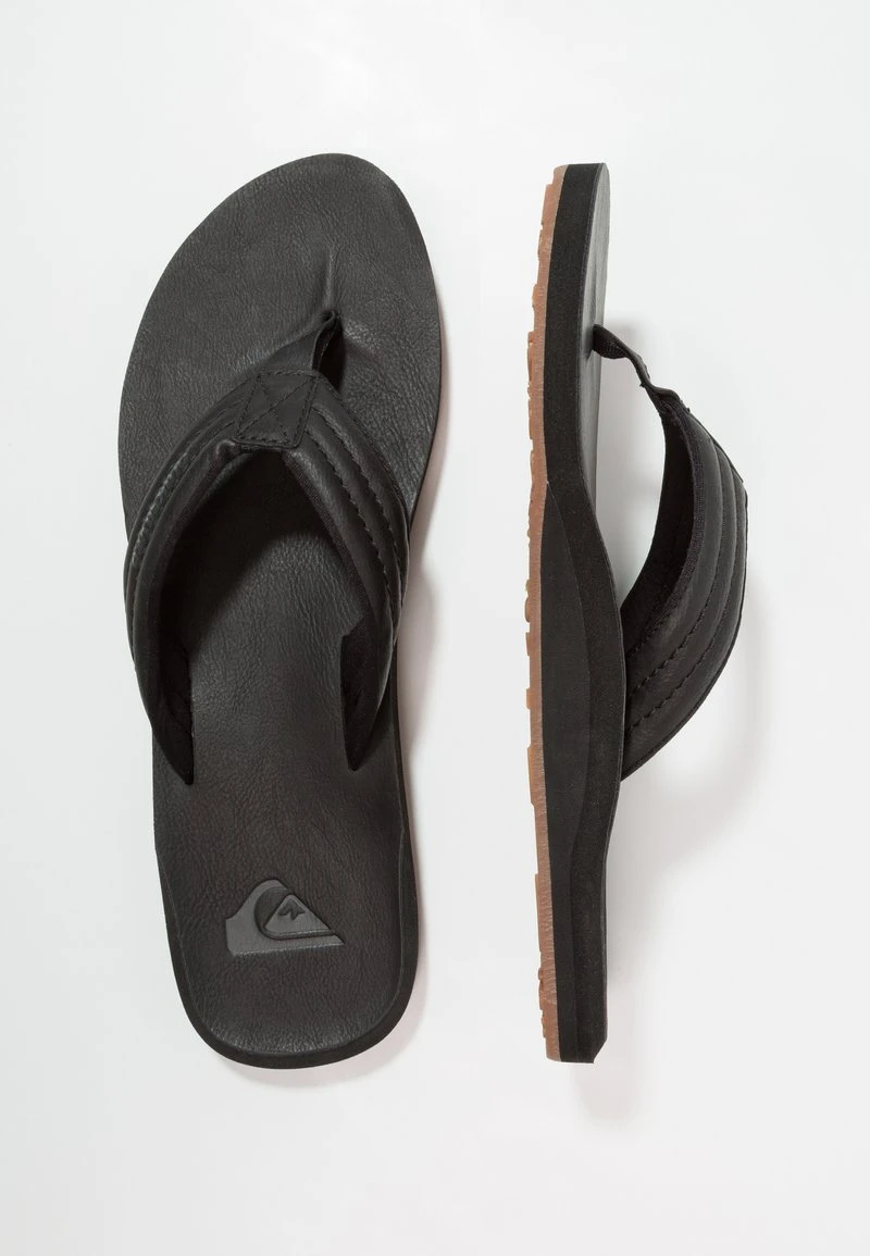 Quiksilver CARVER - Zehentrenner - Black 2 Quiksilver CARVER - Zehentrenner - Black – Bild 2