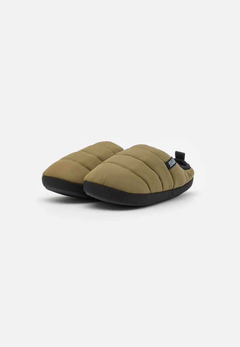 Jack & Jones JFWPADDY SLIPPER - Hausschuh - Olive Night 2 Jack & Jones JFWPADDY SLIPPER - Hausschuh - Olive Night – Bild 2