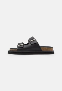 Marc O'Polo MATS - Pantolette Flach - Black