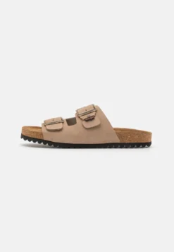 Wrangler SUSAK - Pantolette Flach - Taupe