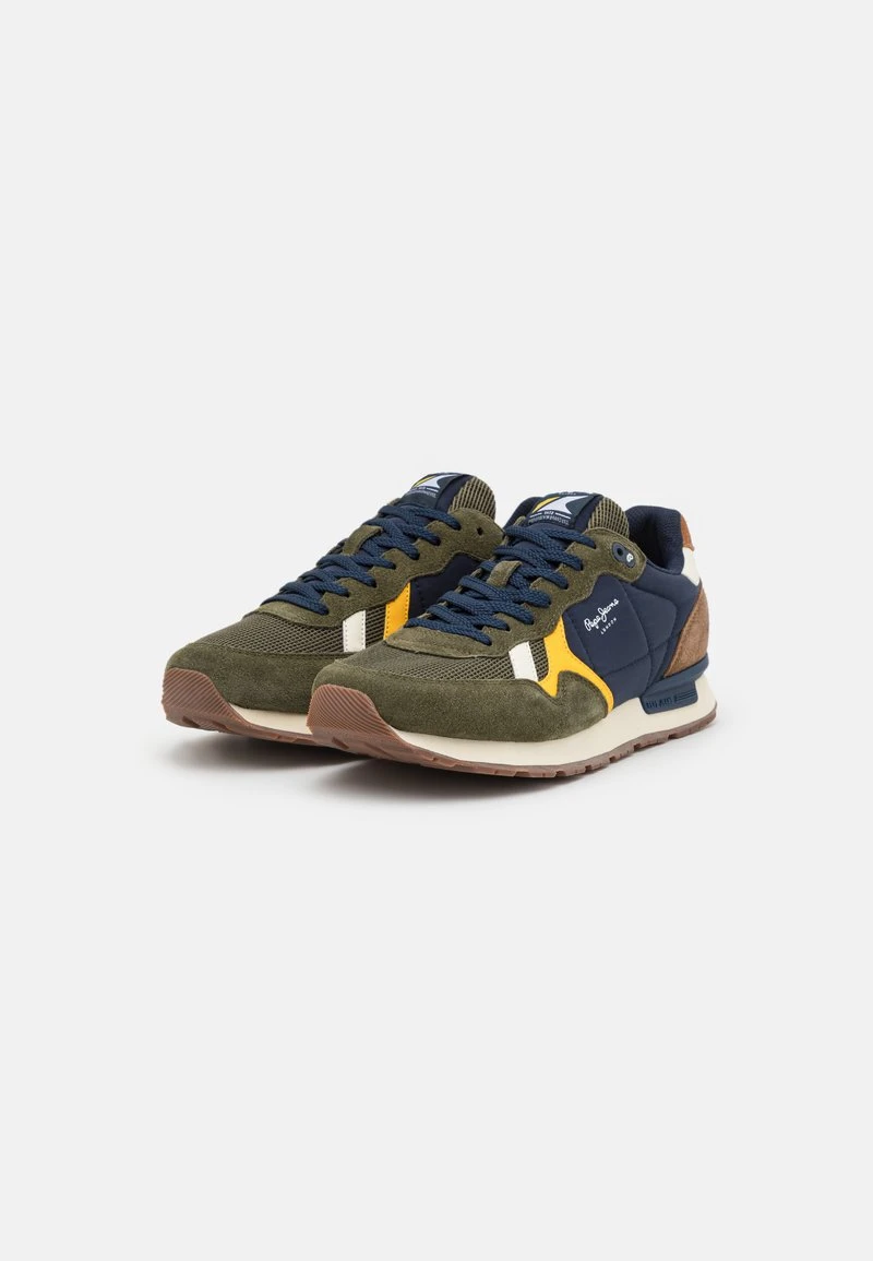 Pepe Jeans BRITT MAN STUDIO - Sneaker Low - Khaki Green 2 Pepe Jeans BRITT MAN STUDIO - Sneaker Low - Khaki Green – Bild 2