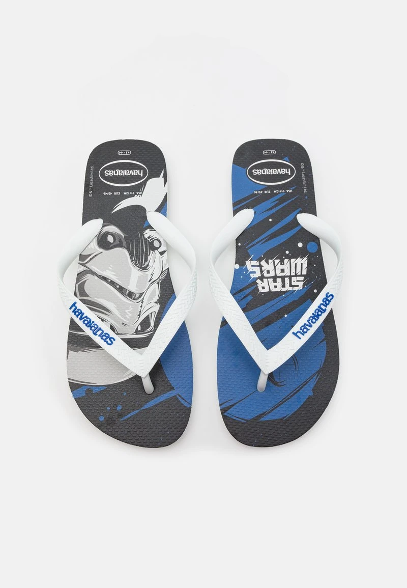Havaianas HAV. STAR WARS ADULT - Bade-Zehentrenner - White/star Blue/white 1 Havaianas HAV. STAR WARS ADULT - Bade-Zehentrenner - White/star Blue/white