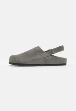 YOURTURN LEATHER UNISEX - Hausschuh - Grey