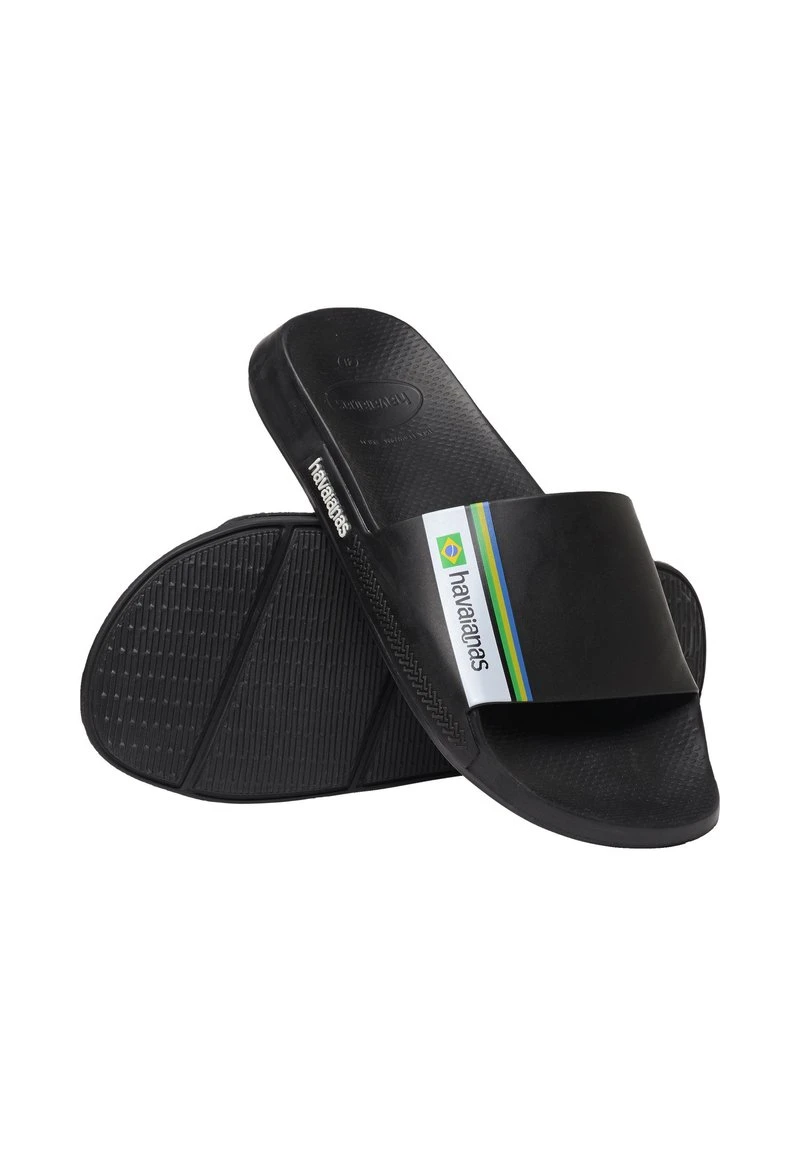 Havaianas SLIDE BLASIL UNISEX - Badesandale - Black 4 Havaianas SLIDE BLASIL UNISEX - Badesandale - Black – Bild 4