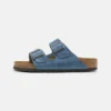 Birkenstock ARIZONA LEOI SOFT FOOTBED UNISEX - Hausschuh - Dusty Blue