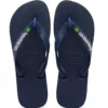 Havaianas BRASIL LOGO - Bade-Zehentrenner - Navy Blue