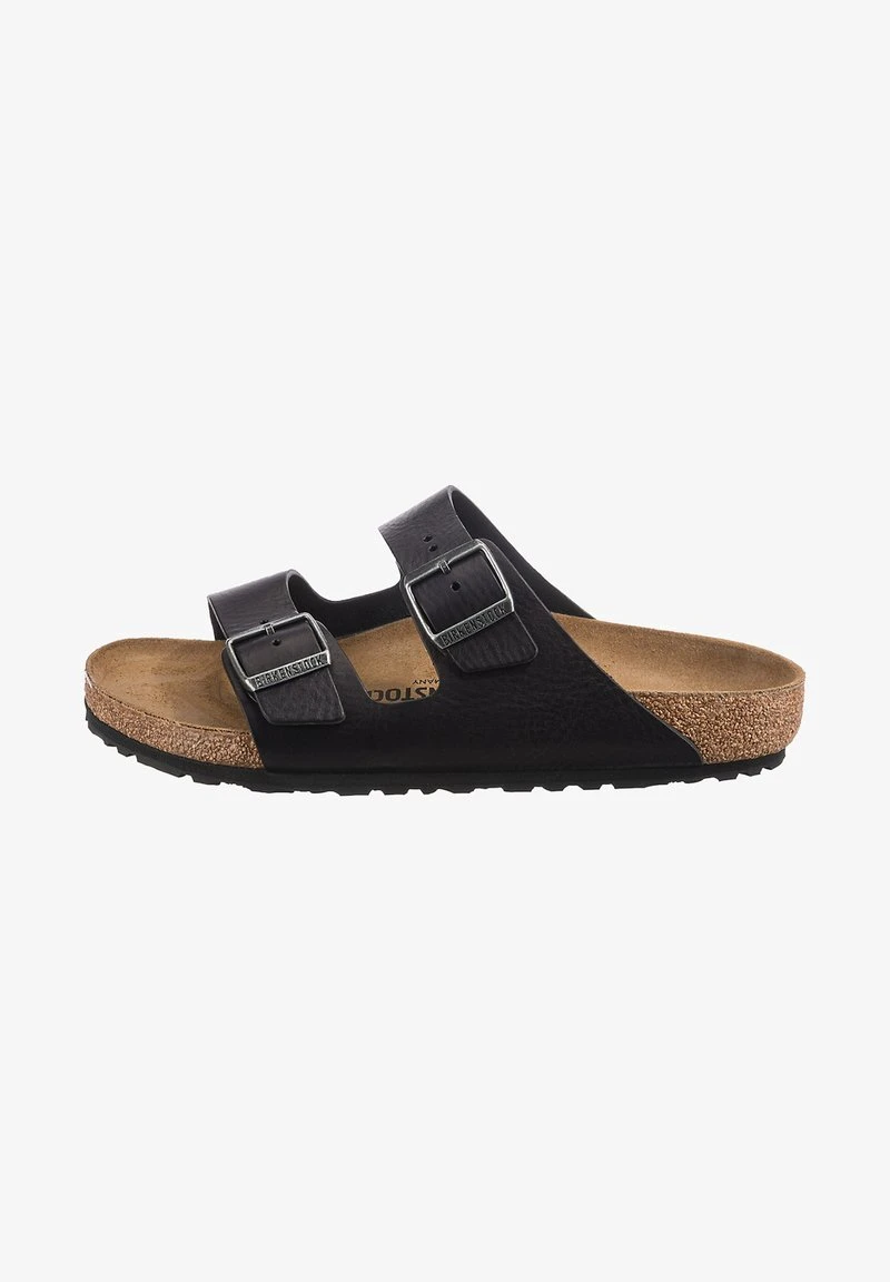 Birkenstock Pantolette Flach - Schwarz 1 Birkenstock Pantolette Flach - Schwarz