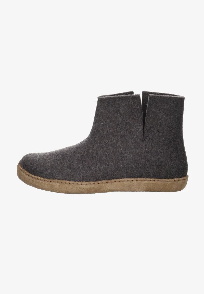 Haflinger Hausschuh - Anthrazit 1 Haflinger Hausschuh - Anthrazit