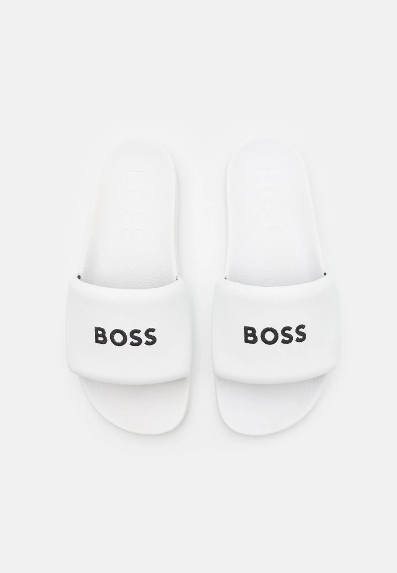 Boss REESE UNISEX - Pantolette Flach - White 4 Boss REESE UNISEX - Pantolette Flach - White – Bild 4