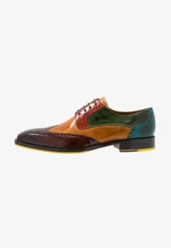 MELVIN & HAMILTON JEFF 14 - Schnürer - Wood/yellow/dark Winter Orange/ultra Green/turquoise/rich Tan/pop Yellow
