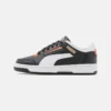 Puma REBOUND UNISEX - Sneaker Low - Black/white/chili Powder/gold