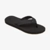 Quiksilver LEFT COASTA - Zehentrenner - Black/black/brown