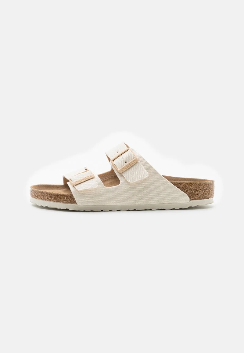 Birkenstock ARIZONA TEX VEG UNISEX - Pantolette Flach - Eddgshell 1 Birkenstock ARIZONA TEX VEG UNISEX - Pantolette Flach - Eddgshell